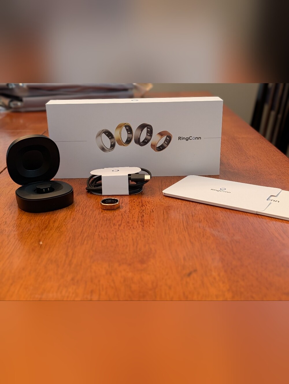 RingConn Gen 2 Smart Ring - Rose Gold - Size 9